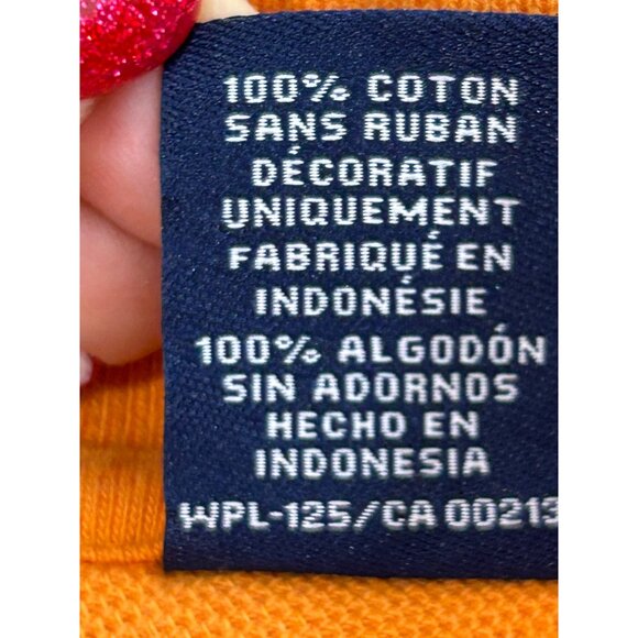 Chaps Men’s Polo Shirt Vintage Orange Short Sleeve Henley Logo Casual Golf Sprin - Picture 16 of 16